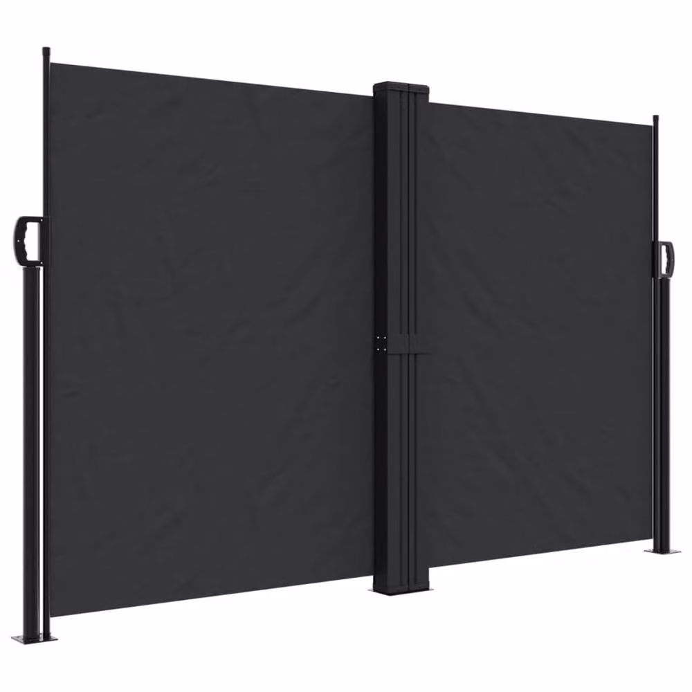 Berkfield Home Retractable Single Side Awning in Black, W/D/H: 1200 x 160 cm – 3