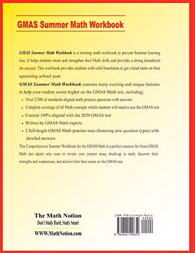 Georgia Milestones Assessment System Grade 4 Summer Math Workbook with Two Complete GMAS Math Practice Tests – 2