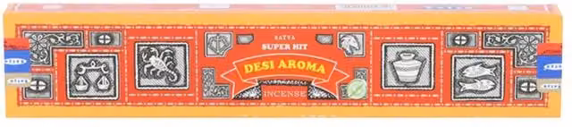 Satya Superhit Desi Aroma Spicy Incense Sticks, Red