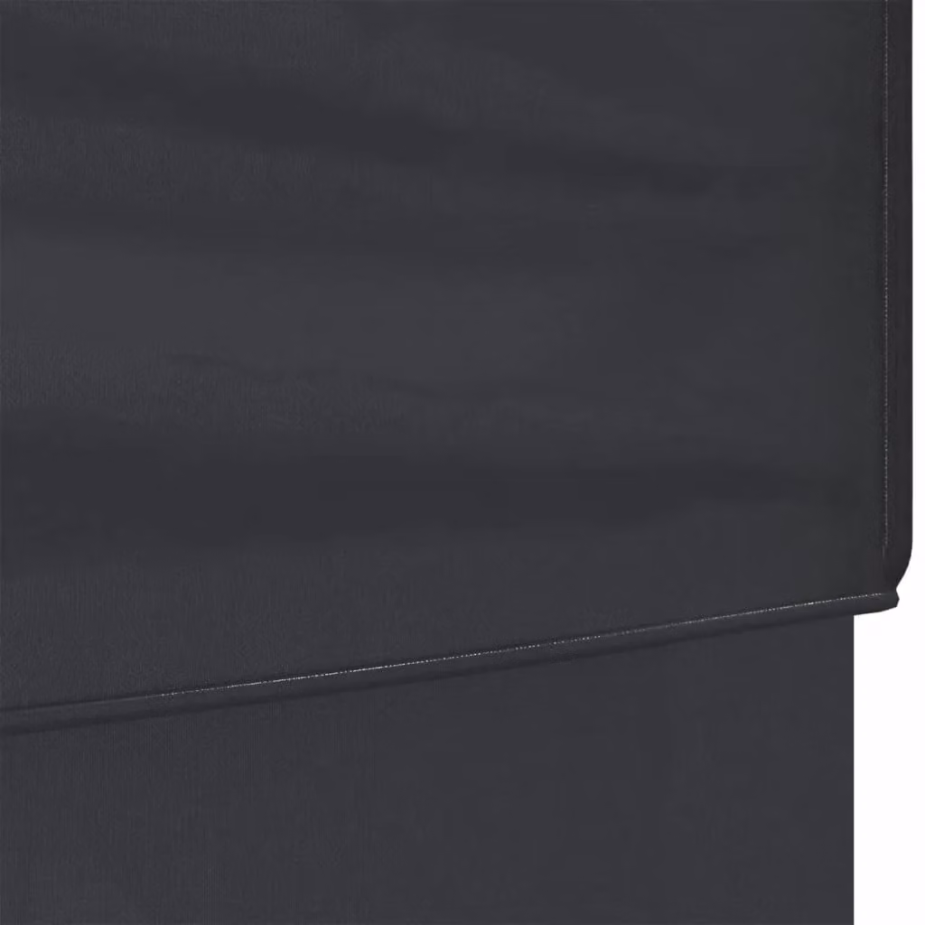Berkfield Home Folding Party Tent with Sidewalls, Anthracite and Black, W: 3 m, D: 3 m – 3