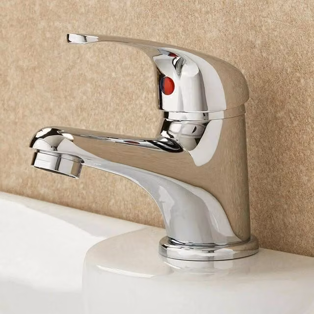 PAWNORA Sensor Bathroom Studio Basin Tap and Pop Up Waste in Silver Chrome