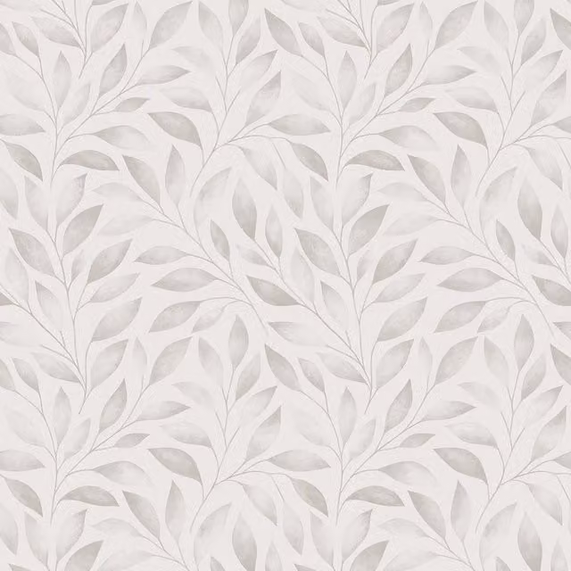 I Love Wallpaper Gentle Vines Botanical Kids Wallpaper in Grey