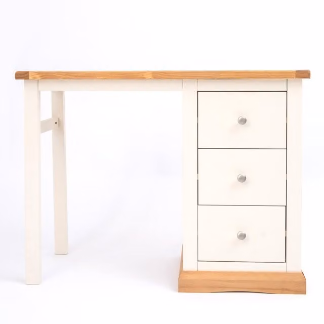 Cabinet Bits Trevi 3 Drawer Dressing Table in White