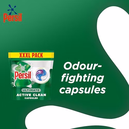 Persil Ultimate Active Clean Washing Capsules for 14 Days of Freshness, 54 Washes, Multicolour – 3