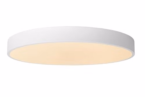 Lucide UNAR Dimmable LED Flush Ceiling Light, White, Diameter: 49.5 cm – 1