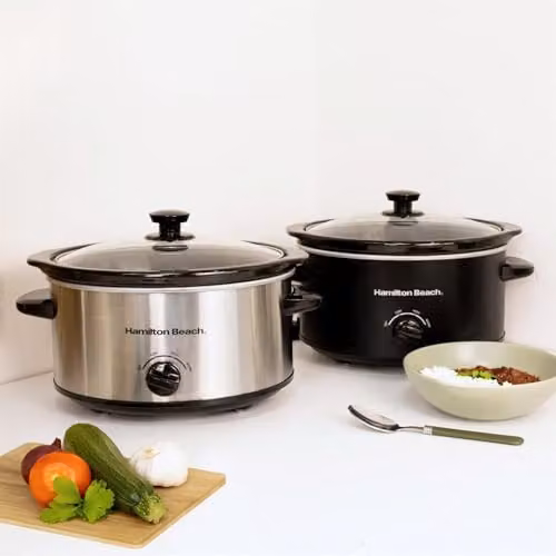 Hamilton Beach Comfort Cook 3.5L Slow Cooker in Silver, HBSC040S – 3