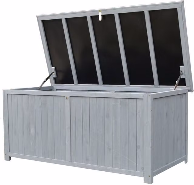 Jack Stonehouse Modern Grey Wooden and Plastic Garden Storage Unit