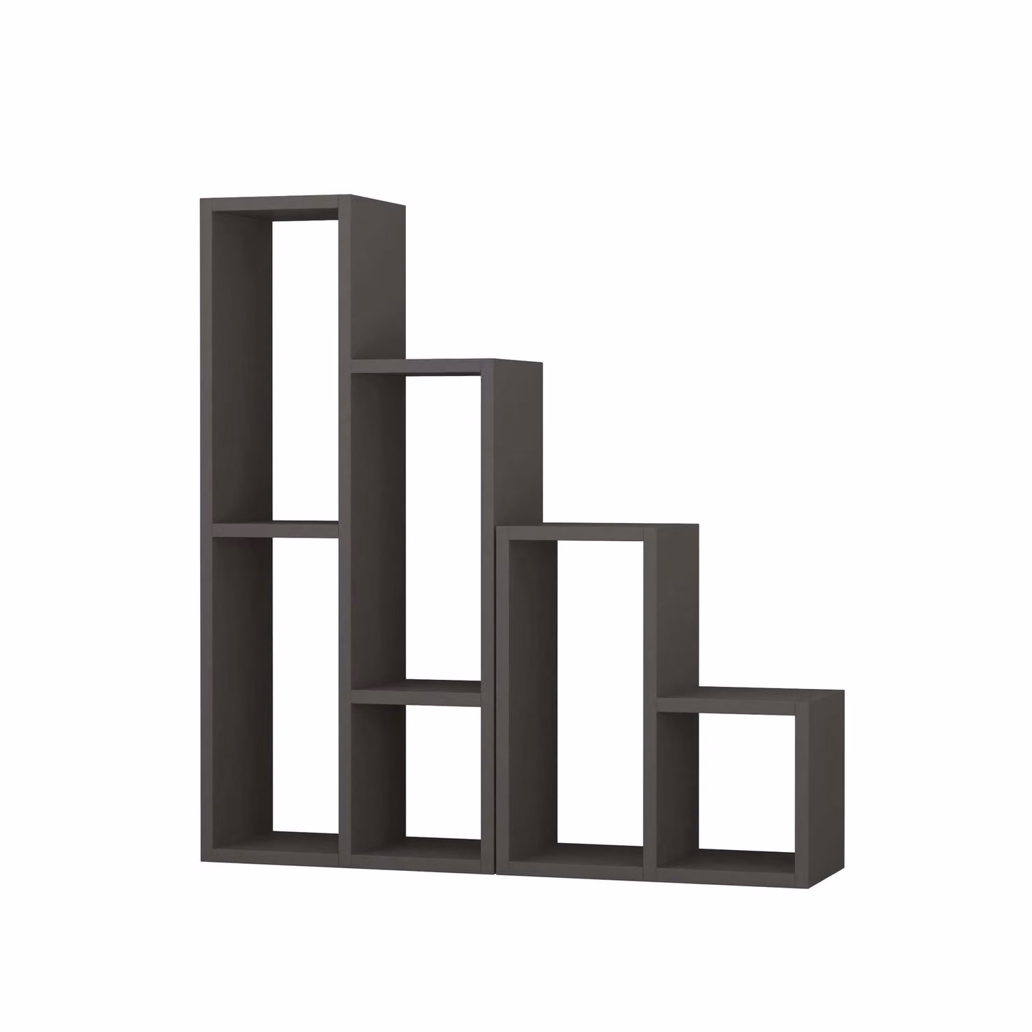 Decortie Sule Modern Multipurpose Shelving Unit Display Stand in Anthracite Grey – 3