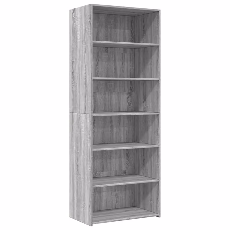 Berkfield Home Grey Sonoma Modern Highboard, W/D/H: 70 x 41 x 185 cm