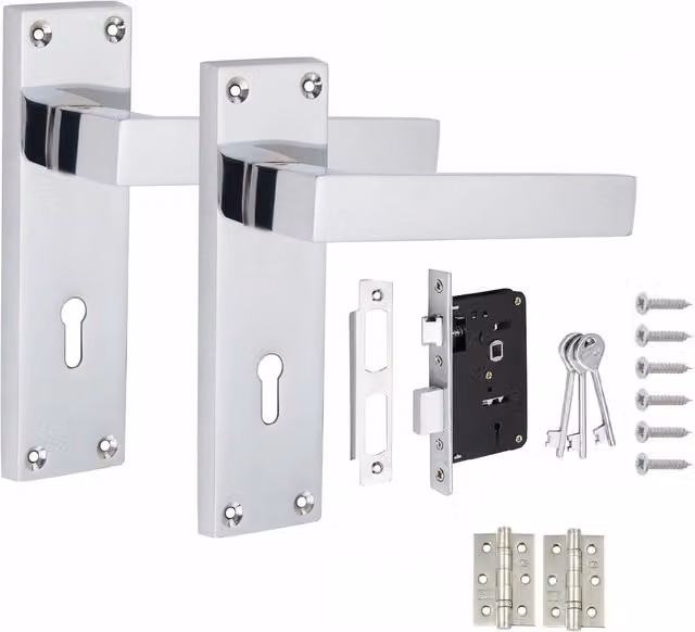 Golden Grace Chrome Door Handles