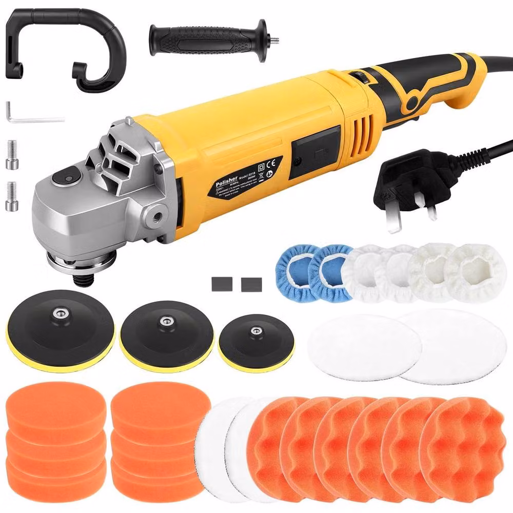 SPETLEK 2000W Electric Polisher Buffer Sander in Yellow – 2