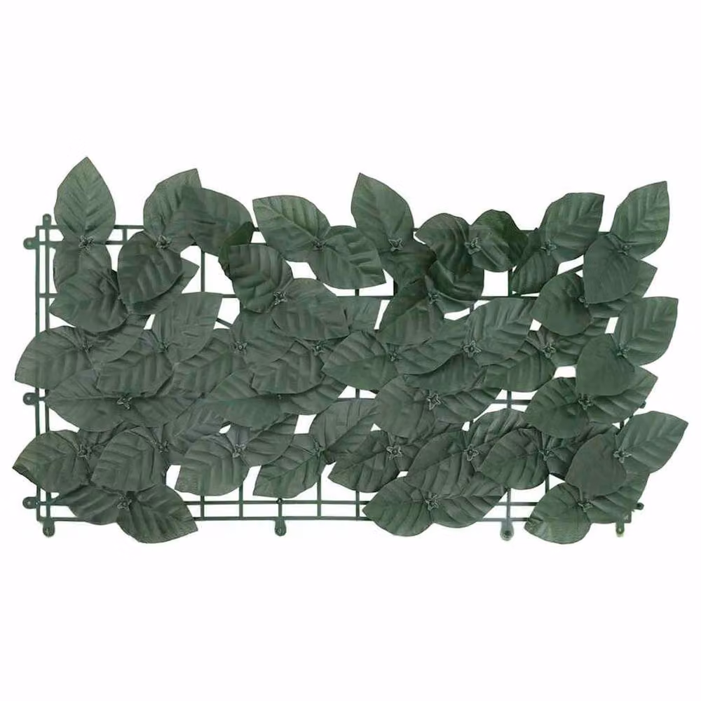 Berkfield Home Durable Balcony Screen with Dark Green Leaves, W: 200 cm, H: 150 cm – 3