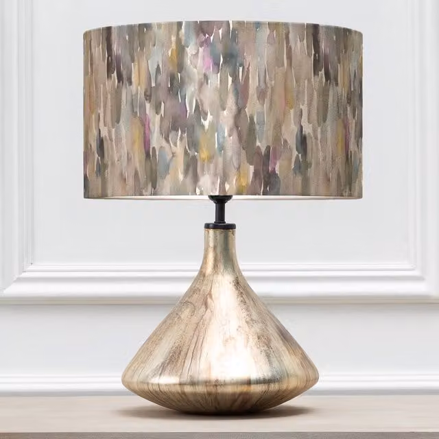 Voyage Maison Luna Table Lamp with Azima Eva Lampshade in Gold and Blue – 1