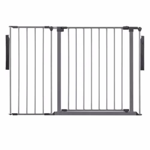 Safetots Premium Multi Panel Room Divider with Door, Grey, Width: 115 cm, Height: 70 cm – 1