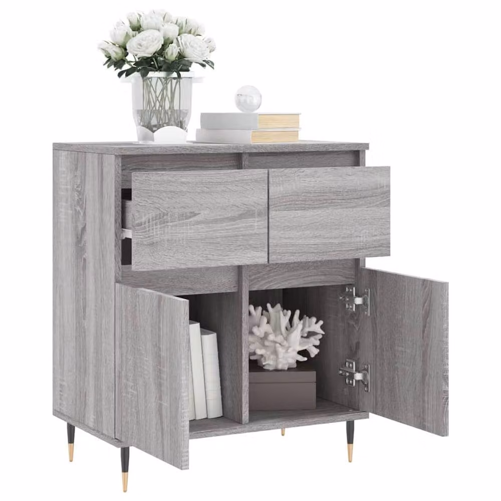 Berkfield Home Grey Sonoma Sideboard, W/D/H: 60 x 35 x 70 cm – 3