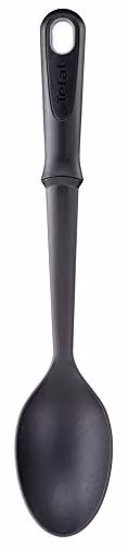 Tefal Comfort Black Heat Resistant and Non-Scratch Plastic Oval Serving Spoon – 3