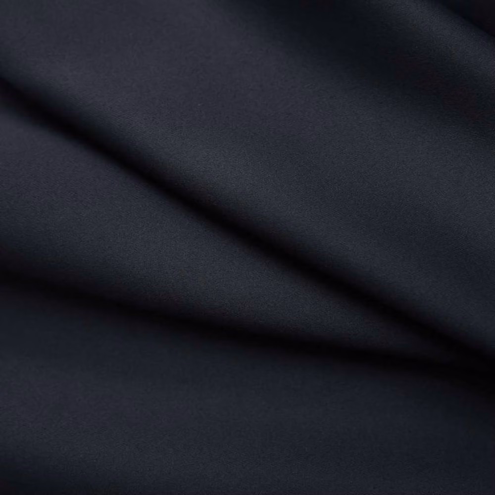 Berkfield Home Elegant Blackout Curtains with Hooks, 2 Pack, Black, W: 140 cm, H: 245 cm – 4