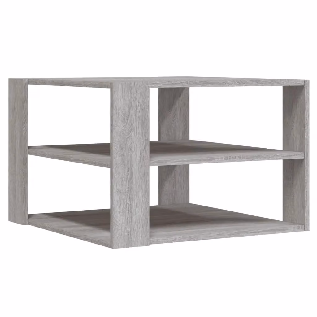 Berkfield Home Grey Sonoma Square Coffee Table in Engineered Wood W/D/H: 59.5 x 59.5 x 40 cm – 2