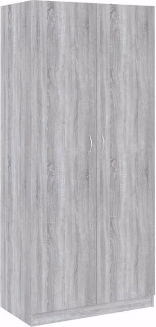 Berkfield Home Sonoma Grey Wardrobe W/D/H: 90 x 50 x 200 cm