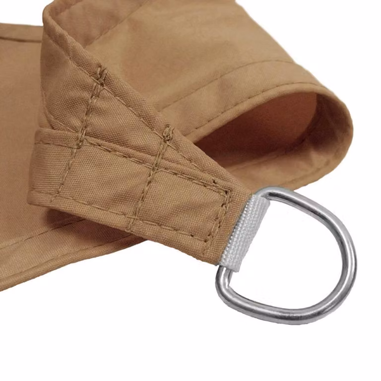 Primrose Brown Waterproof Rectangular Patio Sun Shade Sail Canopy with 98% UV Block, W: 6 m, L: 5 m