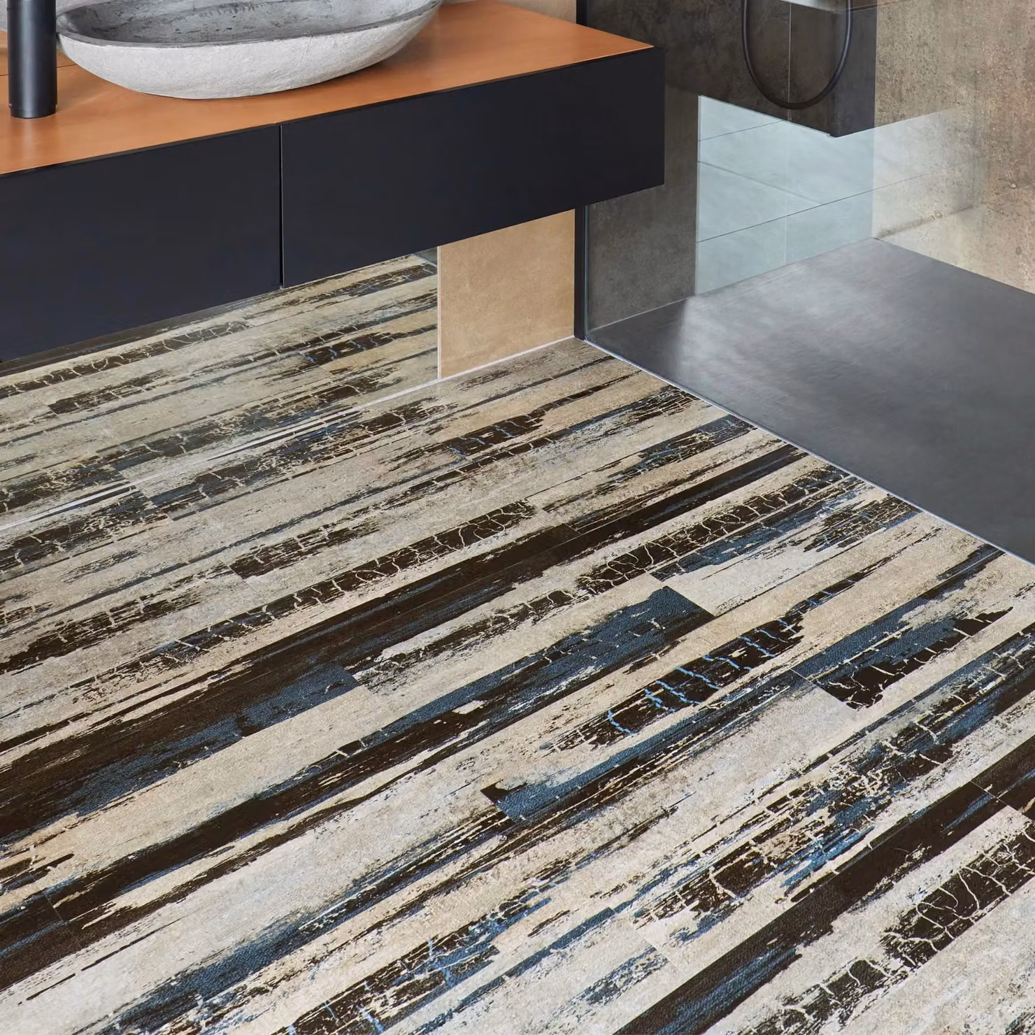 Novecrafto Self Adhesive Wood Look Vinyl Floor Planks, 36 Pack, Grey, W/D/H: 91.4 x 15.2 x 15.2 cm – 5