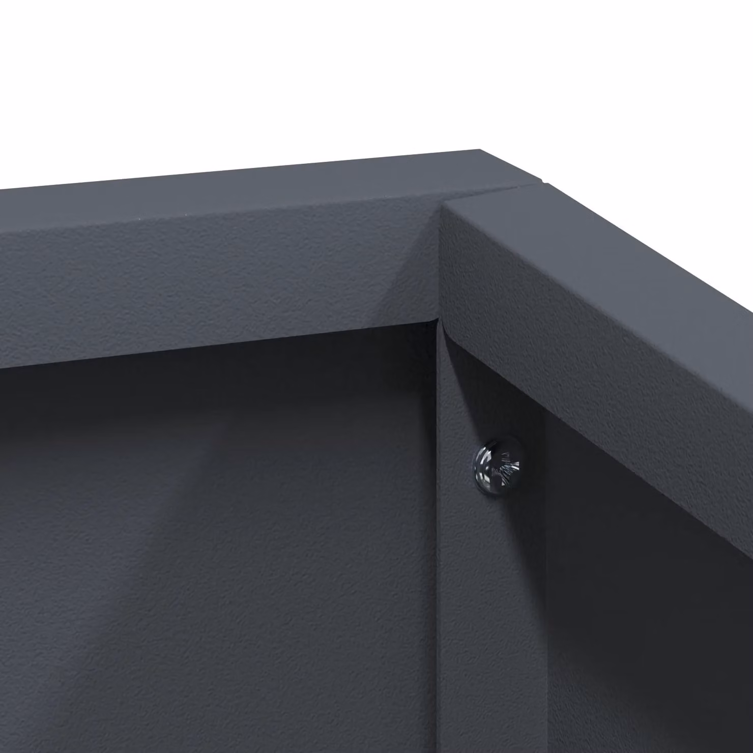 Berkfield Home Anthracite Planter Tub W/D/H: 80 x 80 x 50 cm – 5