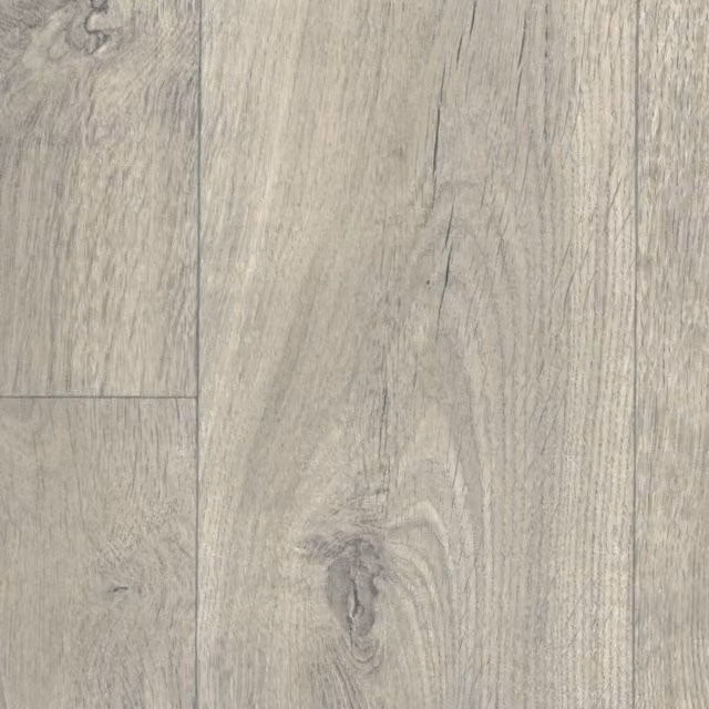 IVC Wood Look Anti Slip Vinyl Flooring Sheet, Grey, W: 300 cm, D: 500 cm, Thickness: 0.2 cm