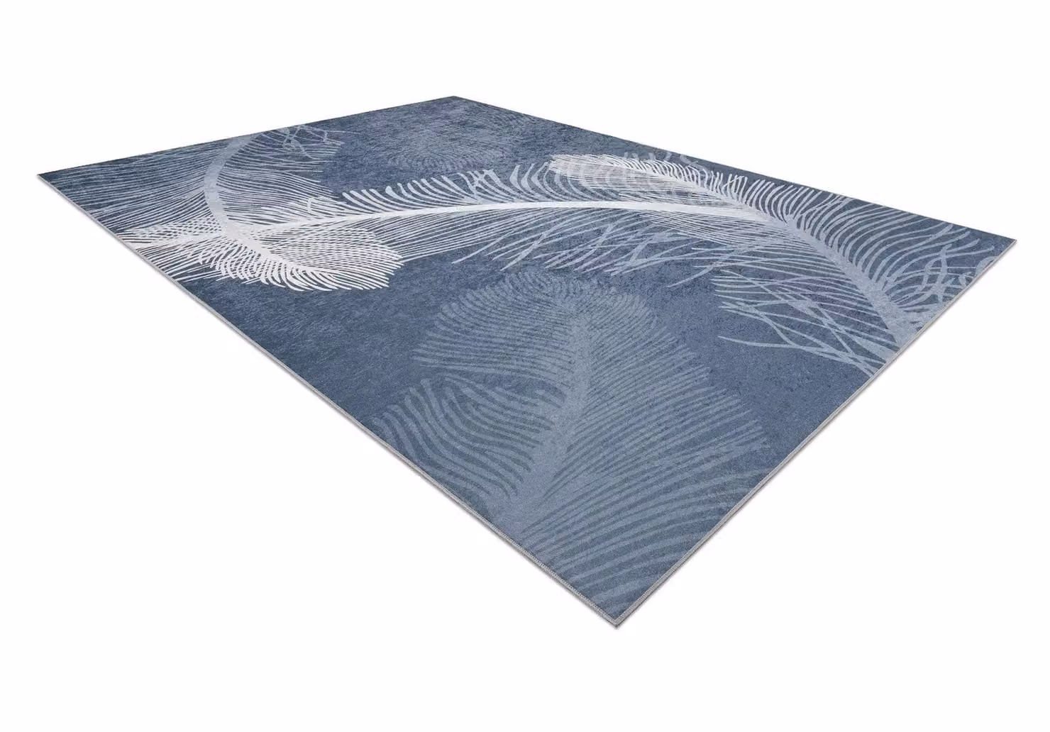 RugsX Andre Abstract Modern Blue Rectangular Rug, W: 120 cm, L: 170 cm – 2
