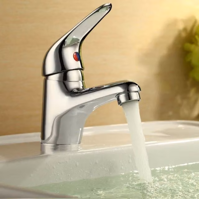 Nes Home Chrome Basin Mono Mixer Tap in Silver