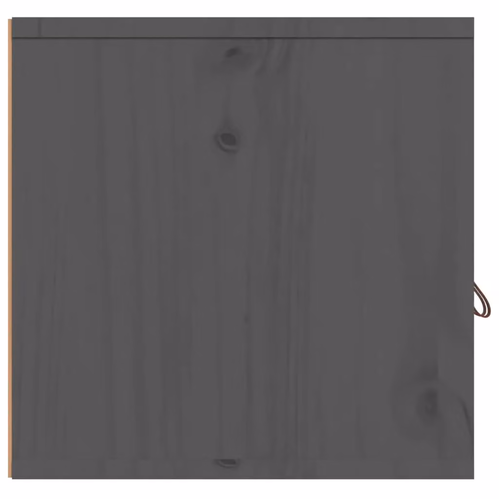 Berkfield Home Set of 2 Rustic Grey Solid Wood Pine Wall Cabinets W: 60 cm, D: 30 cm, H: 30 cm – 3
