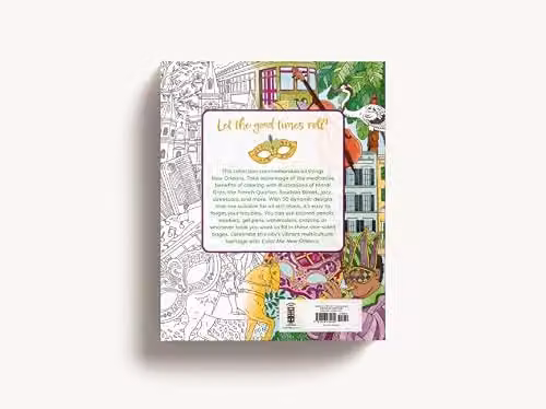 Color Me New Orleans: A Crescent City Coloring Book by Cider Mill Press for Adults – 2