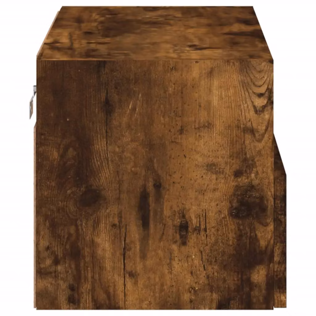 Berkfield Home Smoked Oak TV Wall Cabinet in Brown, W/D/H: 60 x 30 x 30 cm – 5