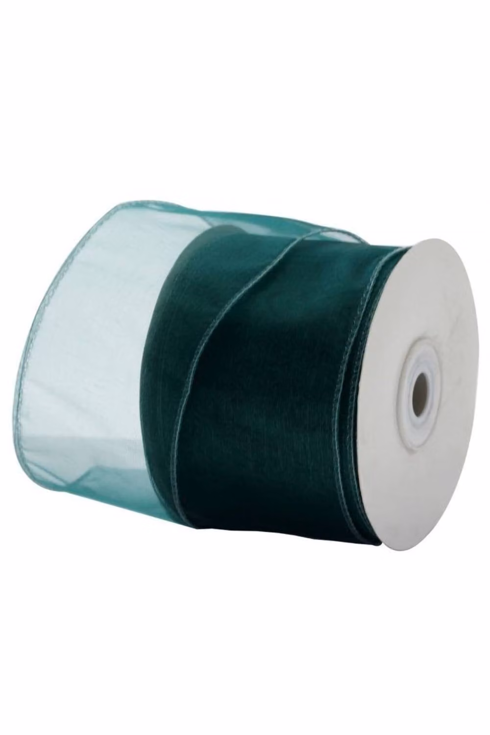 KDMD Hunter Green Chiffon Silk Ribbon, 2 Pack, Width: 7 cm – 2