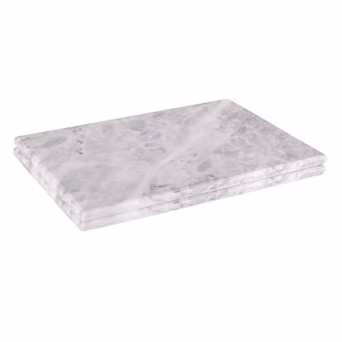 Argon Tableware White Marble Serving Boards, Set of 2, W: 30 cm, D: 20 cm