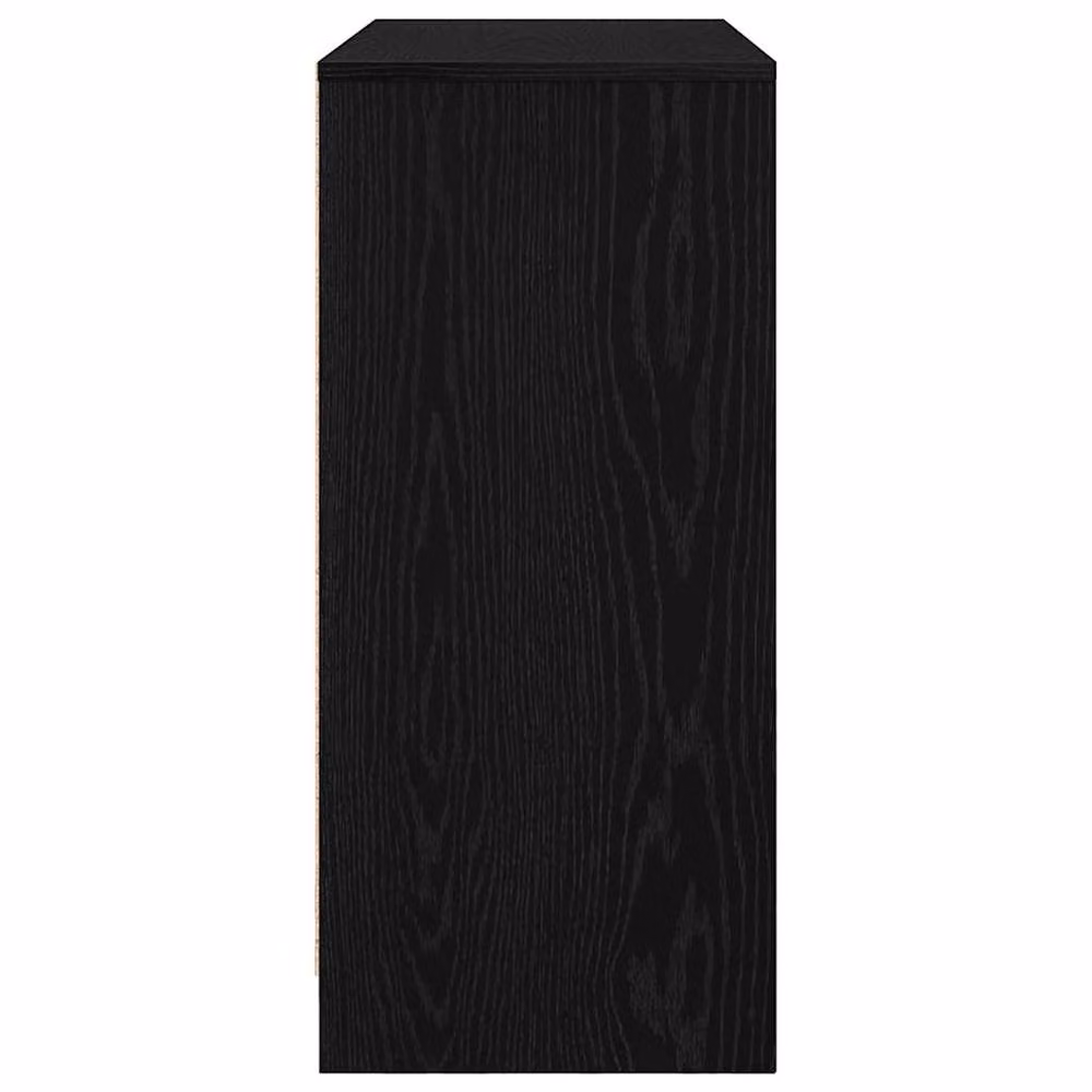 Berkfield Home Black Oak Sideboard, W/D/H: 85 x 34 x 76 cm – 4