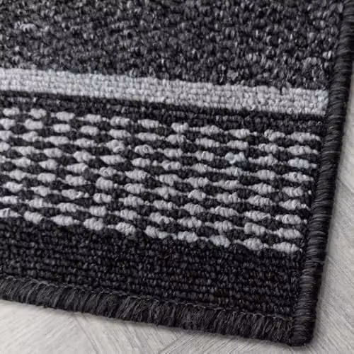 runrug Promenade Hallway Runner Rug, Grey, W: 80 cm, L: 420 cm – 5