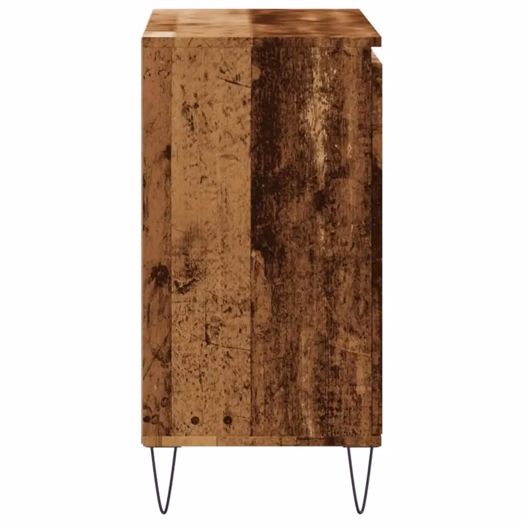 Berkfield Home Industrial Sideboard in Brown, W/D/H: 104 x 35 x 70 cm – 4