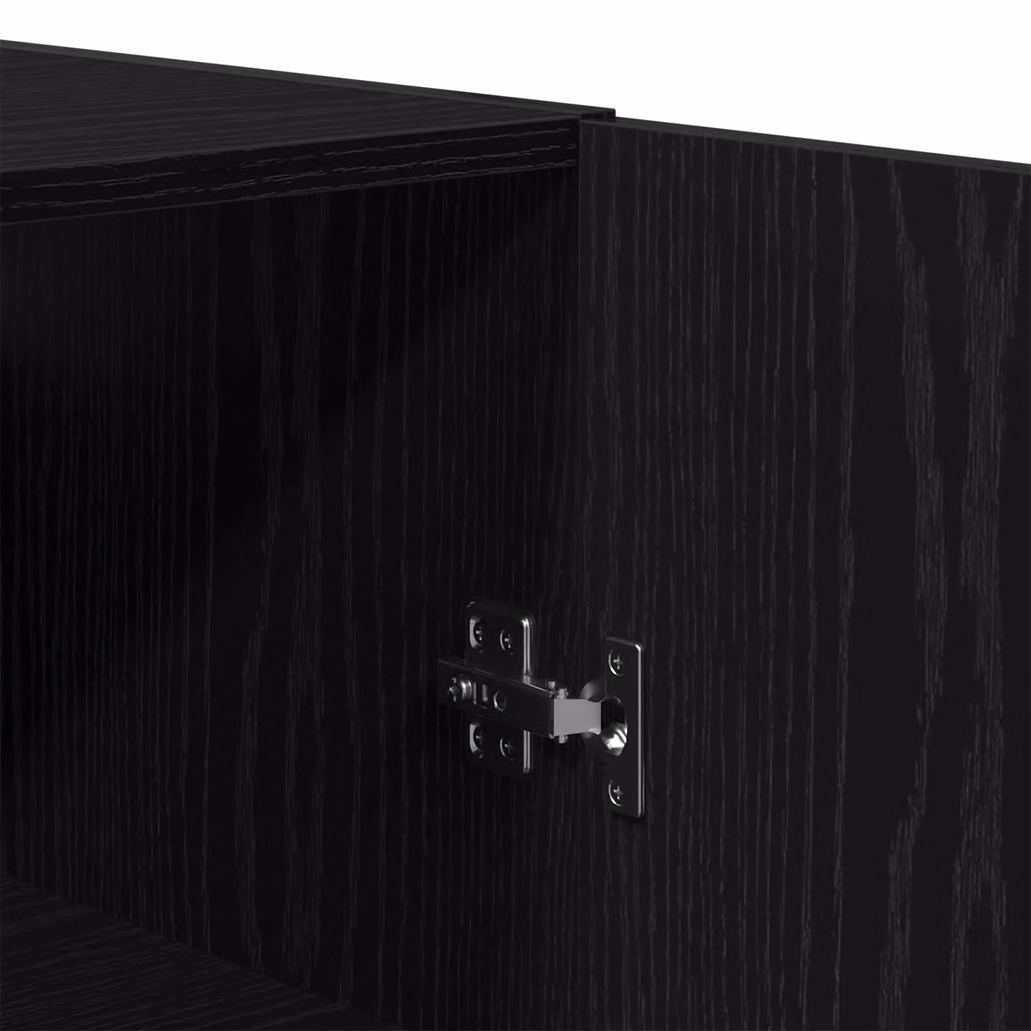 Berkfield Home Black Oak Highboard W/D/H: 69.5 x 34 x 180 cm – 3