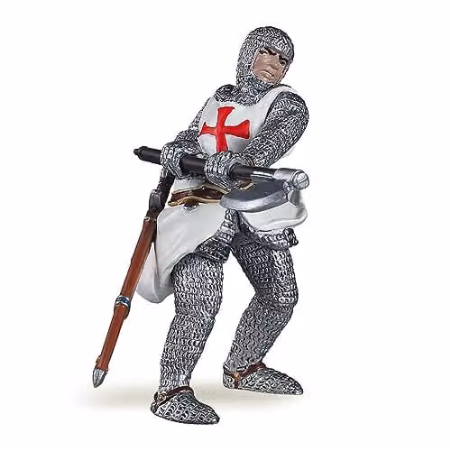 Papo Realistic Templar Figure from the Fantasy & Medieval Collection in Multicolour