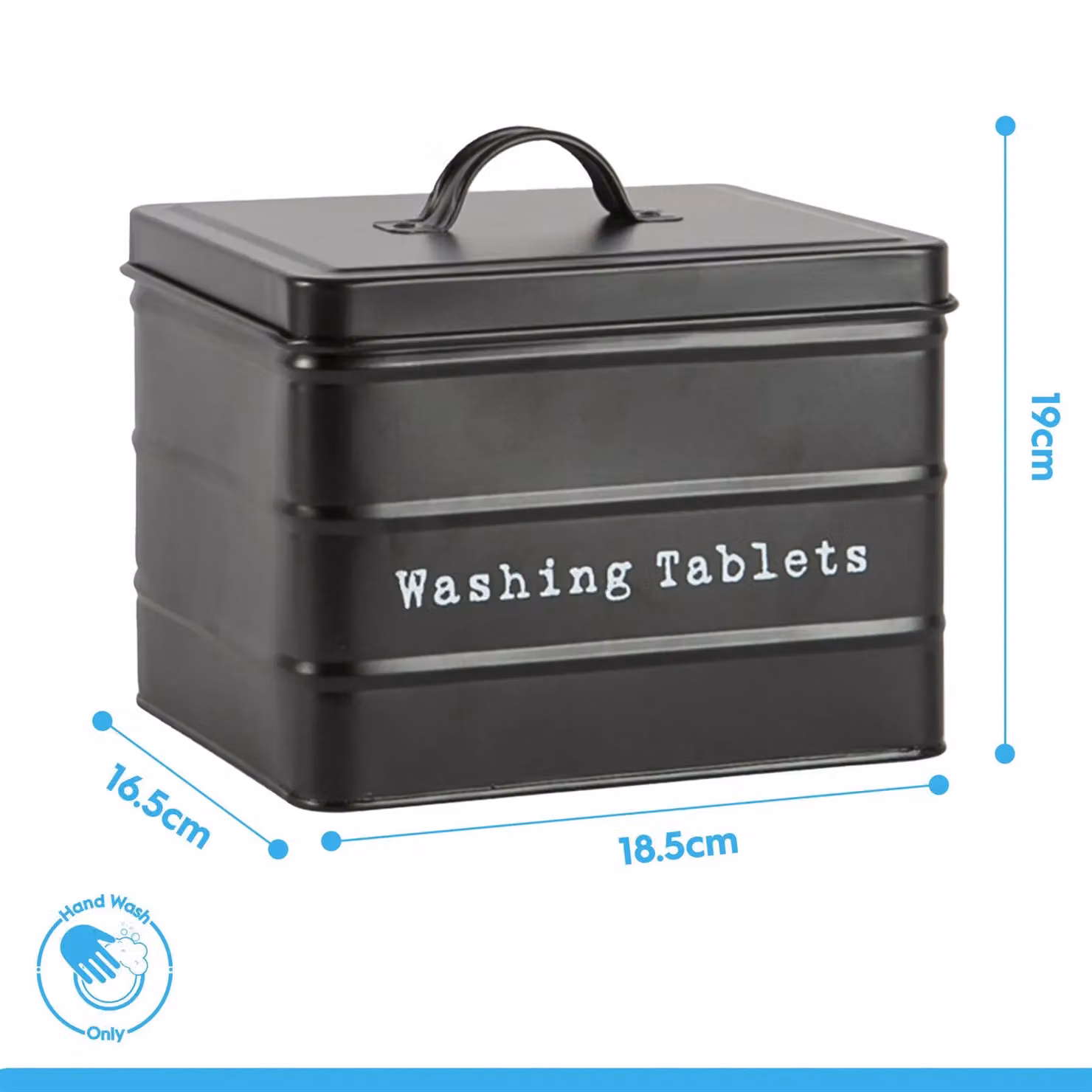 Harbour Housewares Washing Tablet Storage Container in Beige – 5