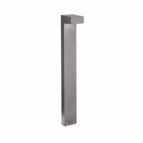 Ideal Lux Sirio Grey Outdoor Bollard Lamp with 2 G9 Lights and IP44 Rating