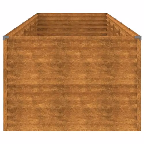 vidaXL Galvanised Steel Garden Raised Bed in Silver or Brown, W: 479 cm, D: 100 cm, H: 69 cm – 2