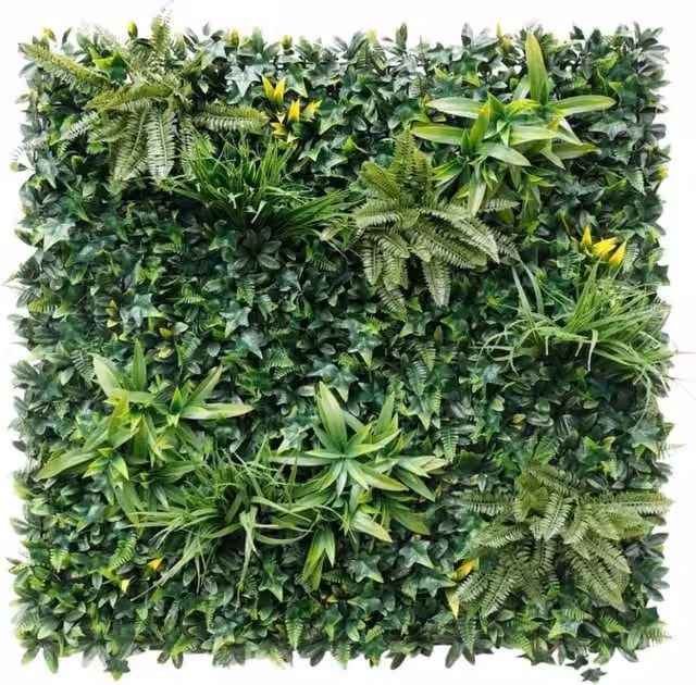 Ark Mat Greenwheat Artificial Plant Wall Panel, Green, 1 x 1 m – 1