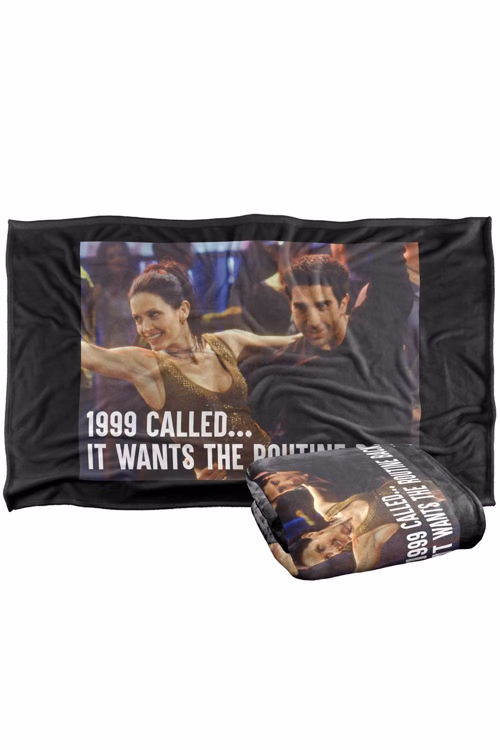 Warner Bros. Friends 1999 Called Silky Touch Super Soft Fleece Throw Blanket, Multicolour, W: 127.0 cm x L: 152.4 cm – 7