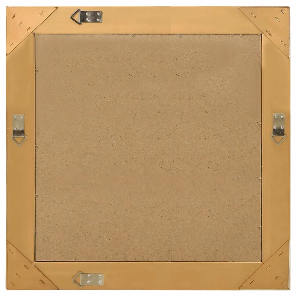 Berkfield Home Antique Baroque Style Square Wall Mirror, Gold, W/H: 60 x 60 cm – 3