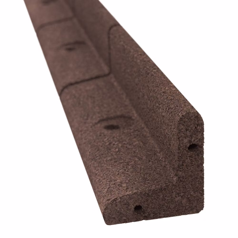 Monstershop Flexible Lawn Edging, Brown in Terracotta, Length: 6 m – 4