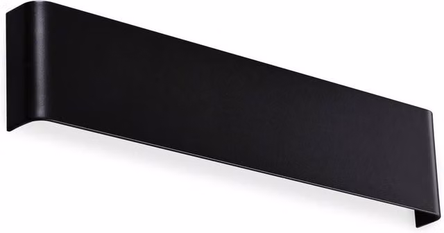 Netlighting Delta 41cm LED Flush Wall Lamp in Black with 4000K Cool White Light – 2