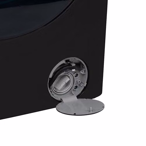 Willow WWDE8514BL Front Loading Washer Dryer, 8kg Wash/5kg Dry, 1400 Spin, Black – 4