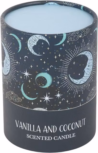 KDMK Blue Moon Vanilla Coconut Soy Wax Candle, Blue