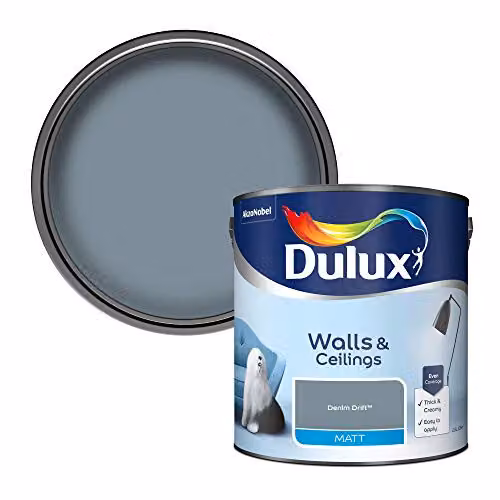 Dulux Matt Emulsion Dispersion Paint, Blue, 2.5 l – 1